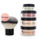 makeup set with foundation, brush, blush, bronzer, finishingpowder, concealer